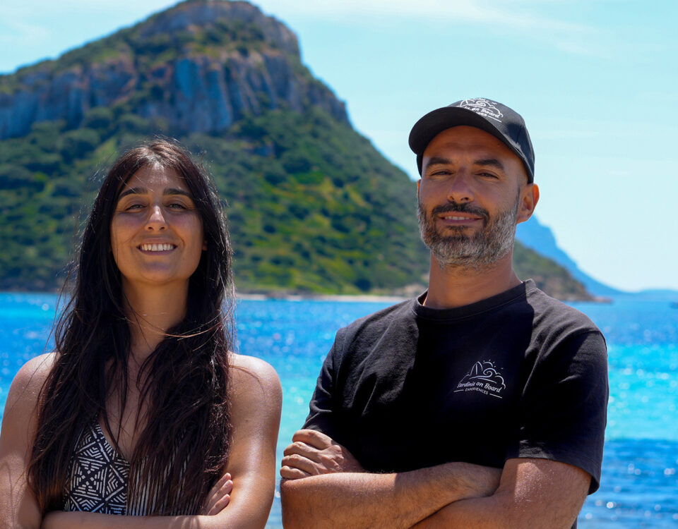 fabio e claudia in escursione a golfo aranci
