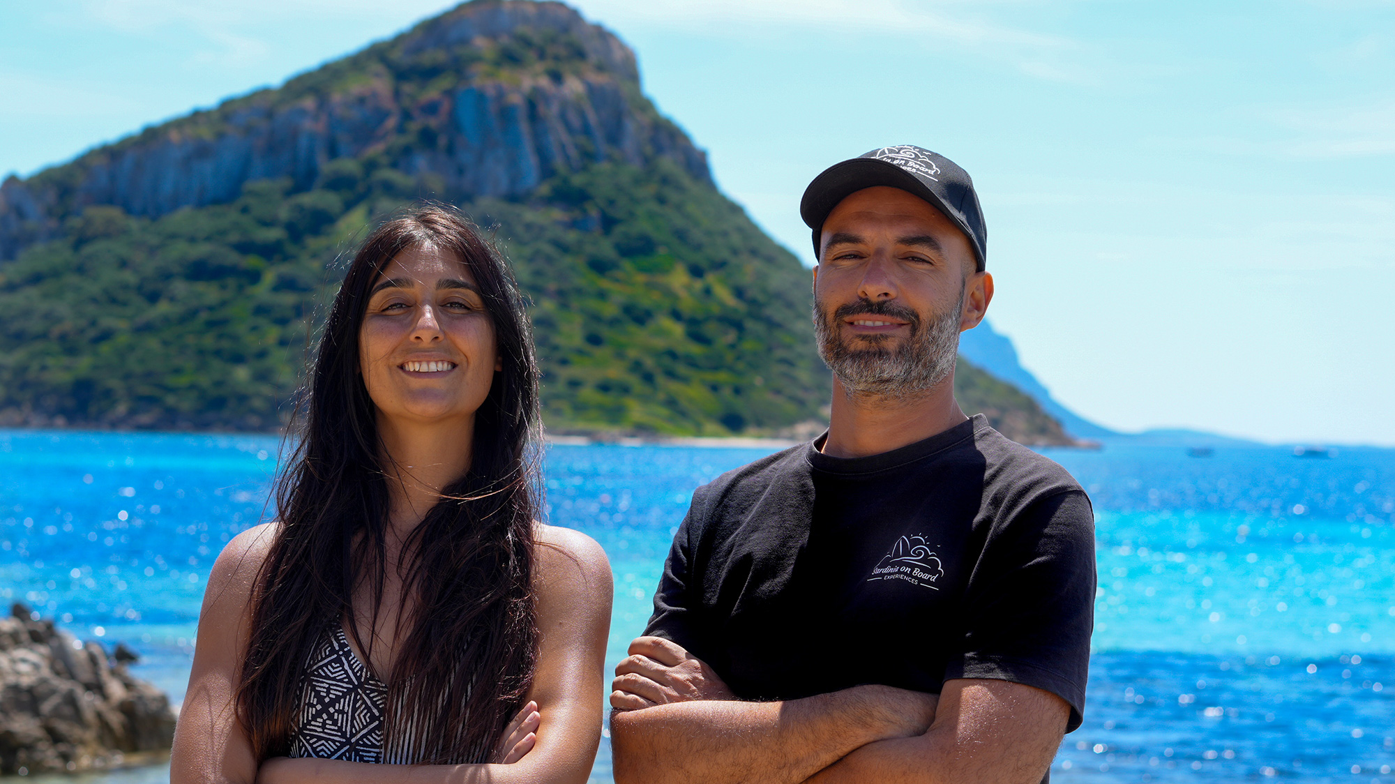 fabio e claudia in escursione a golfo aranci